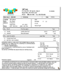 Repair order invoice