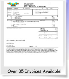 Over 35 Invoices Available!