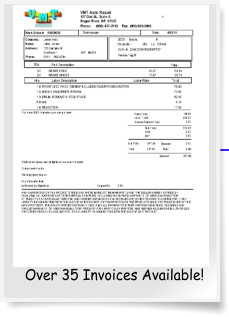 Over 35 Invoices Available!