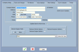Accounts Receivable in the repair order software