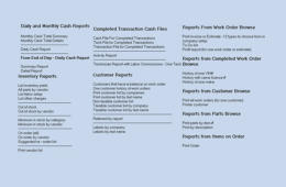 All Reports in our repair order shop software