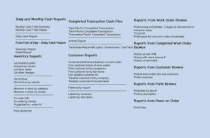 All Reports in our repair order shop software