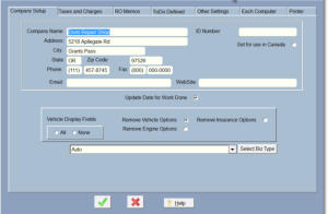 Accounts Receivable in the repair order software